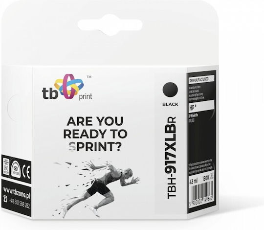 TB Print Kompatible Tintenpatrone InkJet HP Tbh-917xlbr Schwarz 1 Stück