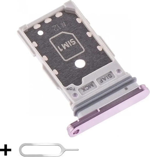 Suport Tăvi SIM Samsung S23 Plus S916 Dual SIM + Cheie SIM Inclusă Violet Lavandă