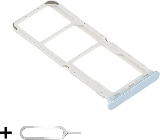 Suport Tavă SIM Oppo A18 Dual SIM Slot Card Microsd + Unealtă Ejectare SIM Inclusă Albastru Strălucitor Albastru