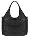 Lang Leather Women's Tote Bag Black