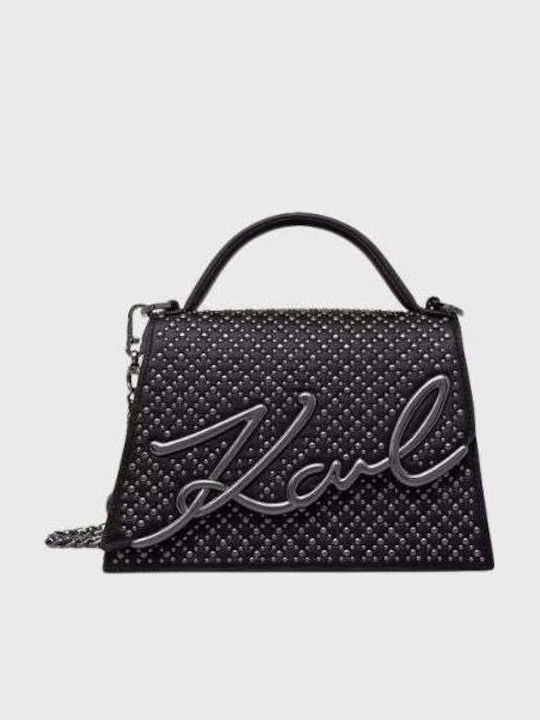 Karl Lagerfeld Signature Leather Women's Crossb...