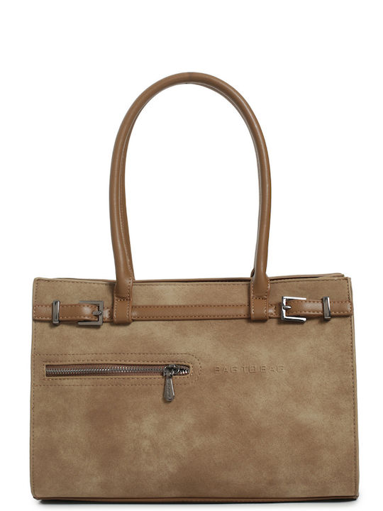 Bag to Bag Дамска Чанта За Рамо Велур Кафява