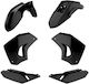 Kit De Materiale Plastice Enduro Polisport Kawasaki Klr 650 2008-18 Negru