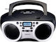 Lenco SCD-501 Weißes Tragbares Radio-CD-Spieler mit CD