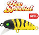HanFishing Bidik 35 Изкуствена Примамка Малка Р...