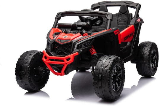 Can-Am Maverick 4x4 Buggy Διθέσιο με Τηλεκοντρόλ Licensed 24 Volt Κόκκινο για 2+ Ετών