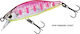 Daiwa Silver Creek Künstlicher Köder Fisch (Minnow) 5cm/4,6g Rosa Yamame-Diagramm