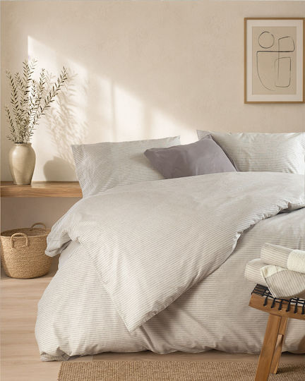 Rythmos Nova Σετ Σεντόνια King Size 270x290εκ. Sand Μπεζ (4τμχ)