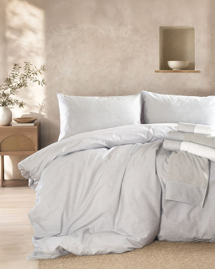 Rythmos Sand Σετ Σεντόνια King Size 270x290εκ. Sand Γκρι (4τμχ)