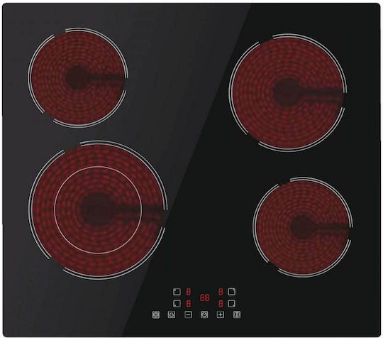Robin Ceramic Autonomous Cooktop with Lock Mode 59x52cm