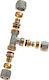 Tdm Brass Tee Demontabil Filetat 1445e 18x18x18