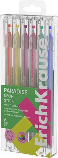 ErichKrause Stick Neon Pixuri Gel Multicolore