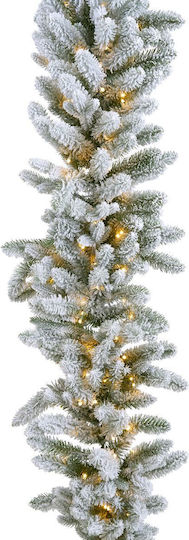 MSA Christmas Illuminated Snowy Garland