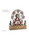 General Trade Christmas Illuminated Decorative Ferris Wheel Battery Operated with Music and Motion 34x30x8cm