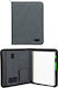 Conference Zipper Grey Fabric Clipboard