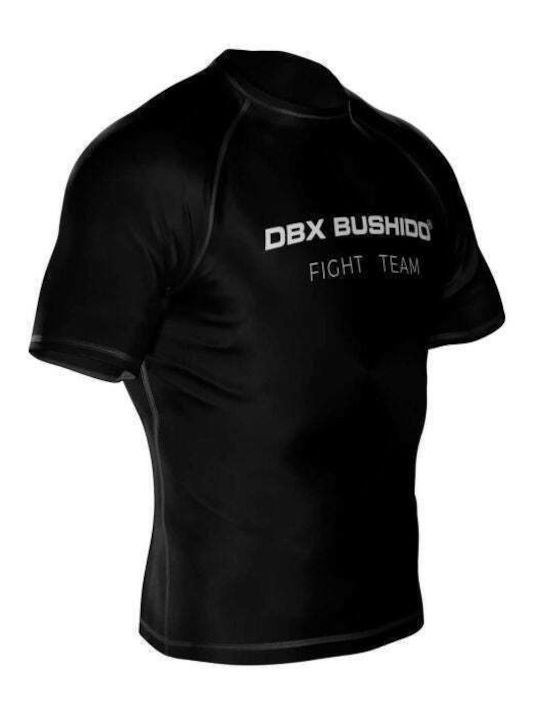 DBX Bushido Herren Kurze Ärmel Kampfsportshirt für Jiu-Jitsu / MMA / Boxen / Kickboxen / Muay Thai Schwarz