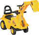 HomCom Ride On Excavator for 18+ Months Yellow