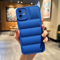 Pcunicase iPhone 11 Puffer Silicone Back Cover Blue Mobile Phone Case
