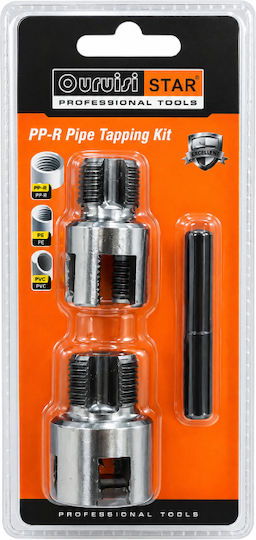 Uruisi Pipe Threading Tool Set Pp-r Pe & Pvc Pp-r Pe & Pvc Pipe Tapping Kit Tf247581