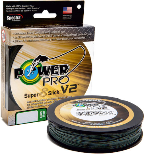 PowerPro Super 8 Slick V2 Angelschnur 275m / 0,19mm / 15kg