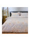Single Duvet Cover Set 165x245 2 Sided Naf-naf Diamond 253 Pearl Sky
