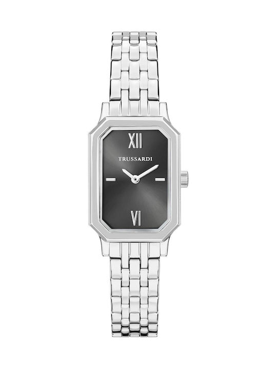 Trussardi Women's Watch 22mm Battery with Silver Steel Bracelet