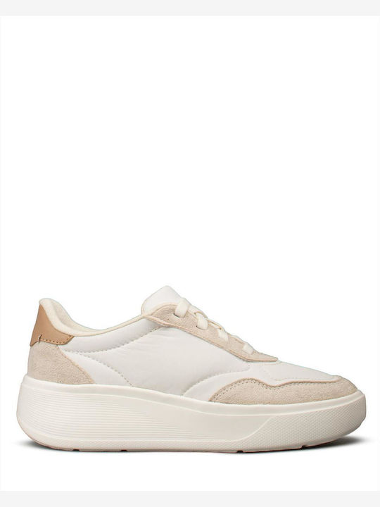 Clarks Solevana Frauen Sneakers Creme Mehrfarbe...