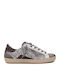 Γυναικεία Sneakers Γκρι Και Καφέ Αποχρώσεις Με Γκλίτερ Ασημί