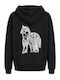 Hooded Cardigan Black