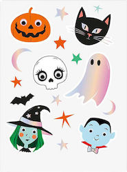 Αυτοκόλλητα Halloween Κουνιστά Ματάκια 17τμχ