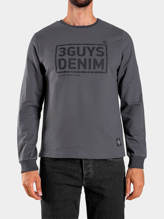3Guys Blue Dusty Sweatshirt