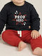 Kids Tracksuits Charcoal Set