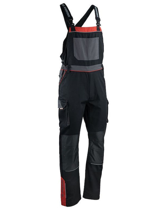 Facom Work Coveralls with Dungarees Black