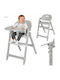Lionelo Foldable Baby Highchair 3 in 1 with Adjustable Height Gray