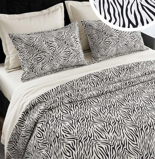 MayHome Set Quilt Super King 220x240cm Animal Print