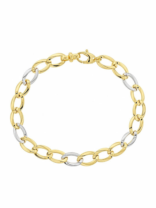 Senzio Belibasakis Women's Gold Plated Identity Bracelet