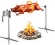 Vevor Edelstahl Spitzen Grillspieß Für Lamm für Kamin mit Motor