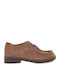 Leder Damen Mokassins in Tabac Braun Farbe
