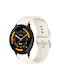 Tragbares Band Garmin Venu 3 Silikon Relief Wave Style 22mm Starlight