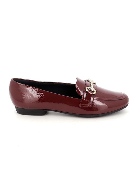 Piccadilly Lackleder Damen Mokassins in Burgund...