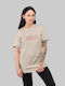 Earthlings Star Trek Дамска T-shirt Пясъчен Цвят