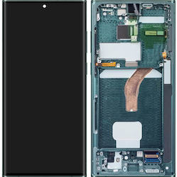 Samsung S908b Galaxy S22 Ultra Lcd Display + Touch Unit + Front Cover Phantom Green Original Service Pack Samsung S908b Galaxy S22 Ultra Lcd Display + Touch Unit + Front Cover Phantom Green Original Service Pack