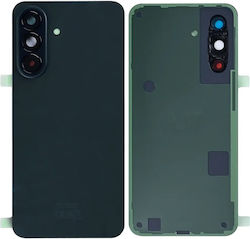 Samsung A376b Galaxy A37 Battery Door + Battery Door Adhesive + Back Camera Lens Bezel Gray Green Oem