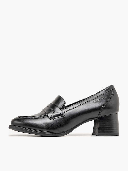 Leather Heels Black