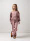 Kids Set with Pants Winter 2 Pieces Pink