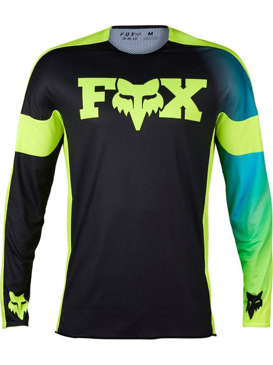 Fox 360 Streak Tricou Pentru Bărbați Motocross Mânecă Lungă Culoare Neagră