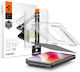 Tempered Glass Iphone Duo Spigen Glas.tr Ez Fit Pro Hd Privacy Aluminacore Антидраскотинно Стъкло За Защита На Поверителността За Външен Екран Agl12016