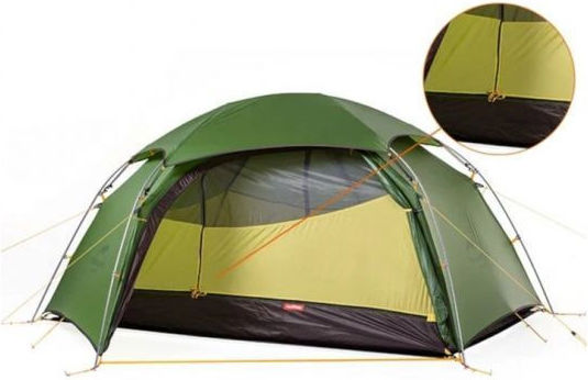 Naturehike Cloud Peak 2 Палатка за къмпинг Иглу Жълта 4 Сезона за 2 Души