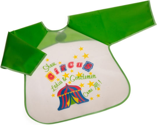 Gamberritos Kids Fabric Coverall with Hoop & Loop Fastener & Sleeves Circus Green