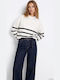 Long Women's Sweatshirt Ecru